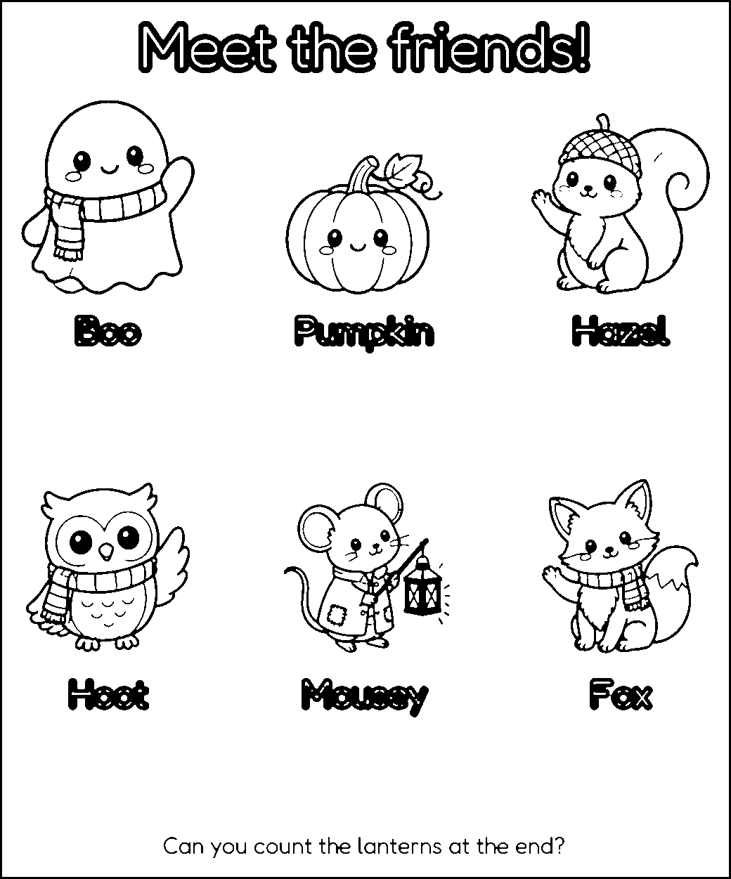 Lantern Walk, meet the characters