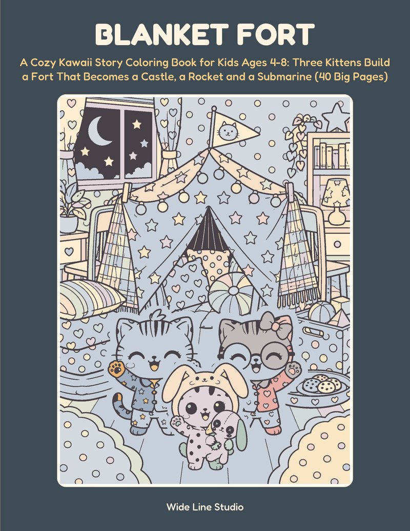 Blanket Fort coloring book cover